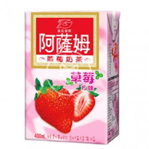 【阿薩姆】草莓奶茶 400ml