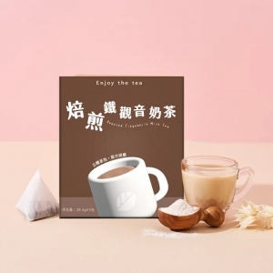 原葉立體茶包-焙煎鐵觀音奶茶(5入/盒)